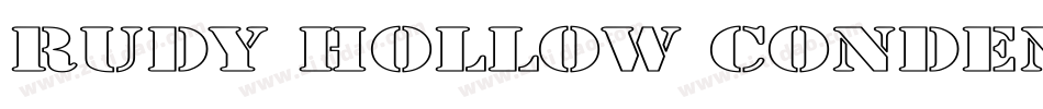 Rudy Hollow Condensed字体转换